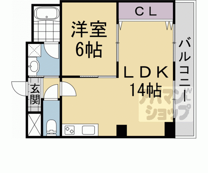 【インペリアル堀川】間取