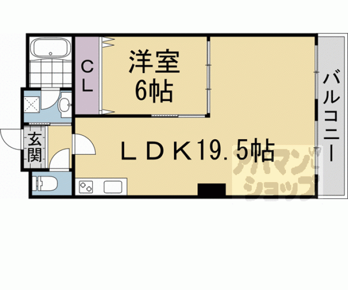 【インペリアル堀川】間取