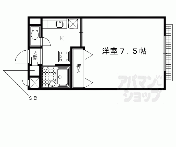 【川端ハイツ】間取