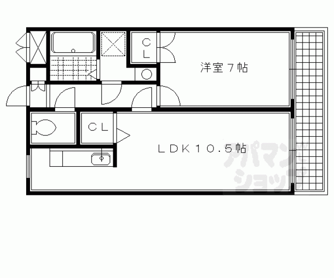 【ＡＦＩＣＩＯＮ堀川】間取