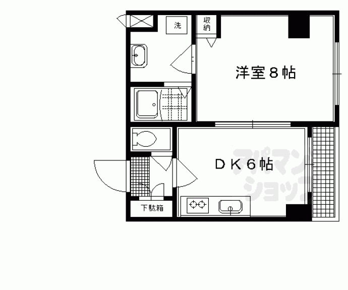 【ＡＦＩＣＩＯＮ堀川】間取