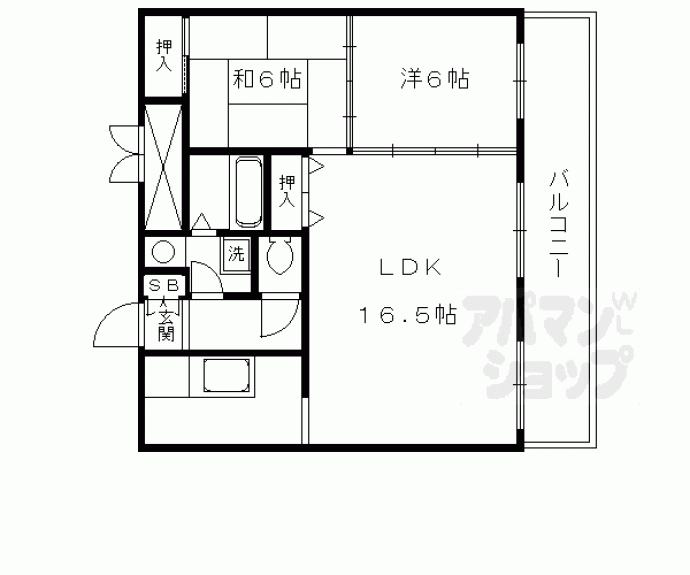 【ＡＦＩＣＩＯＮ堀川】間取