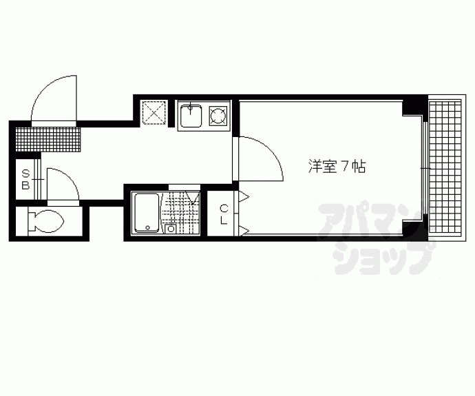 【リーガル京都西陣】間取