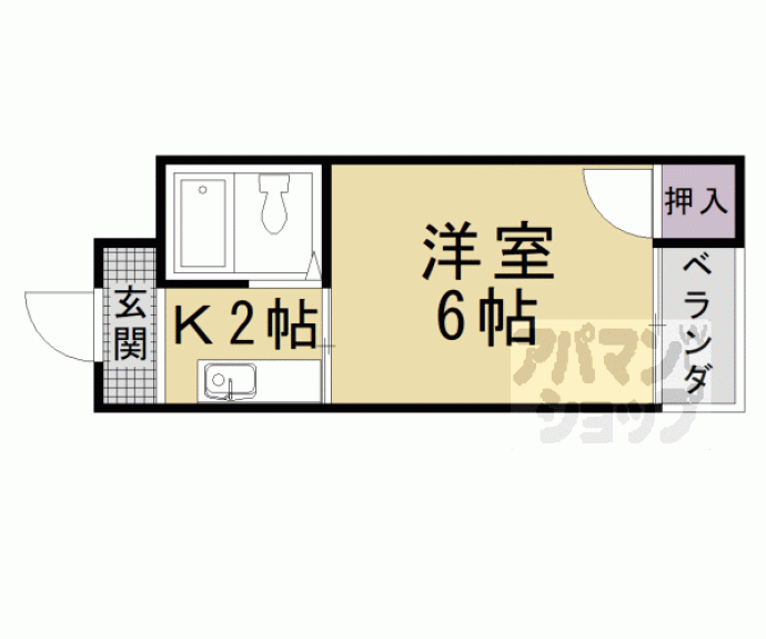 【山ノ内大町マンション】間取