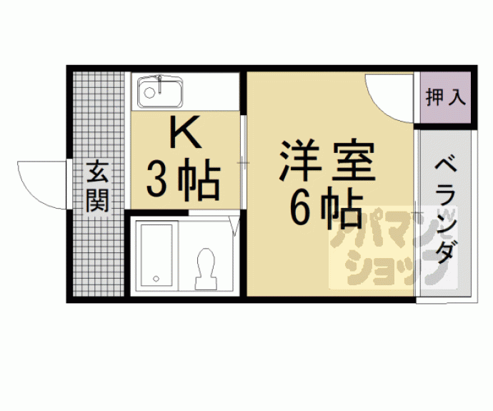 【山ノ内大町マンション】間取