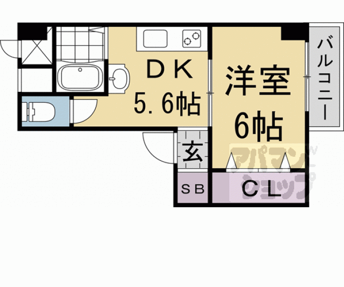 【コーポラス北野】間取