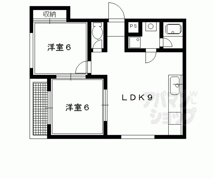 【ベルデュ－ル岩倉】間取