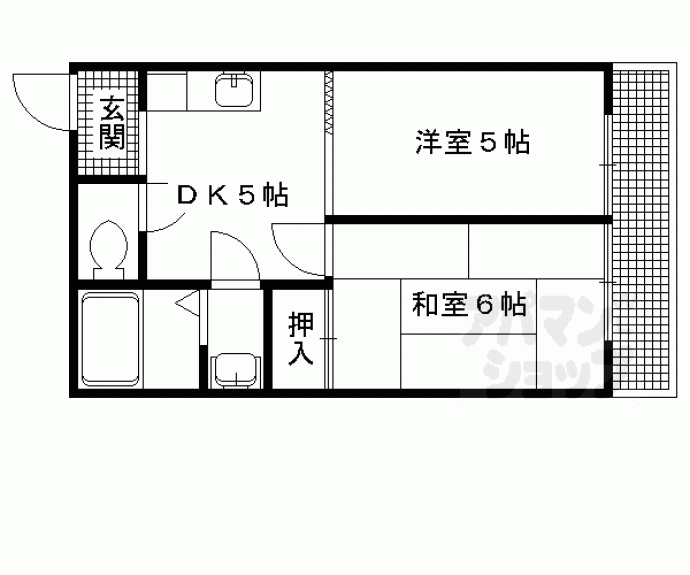 【パラシオン堤】間取