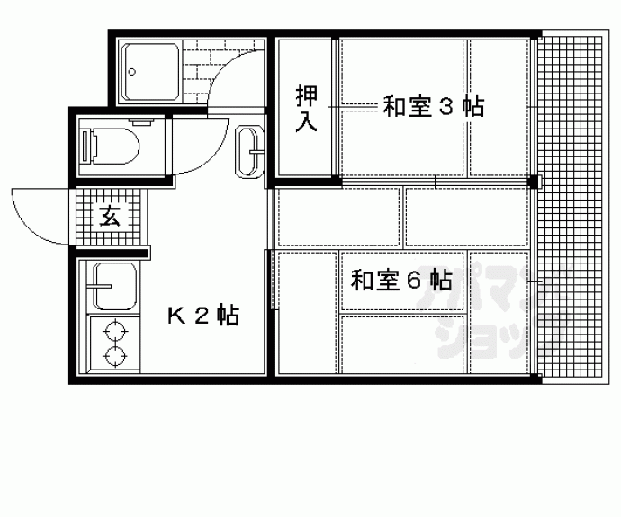 【福山マンション】間取