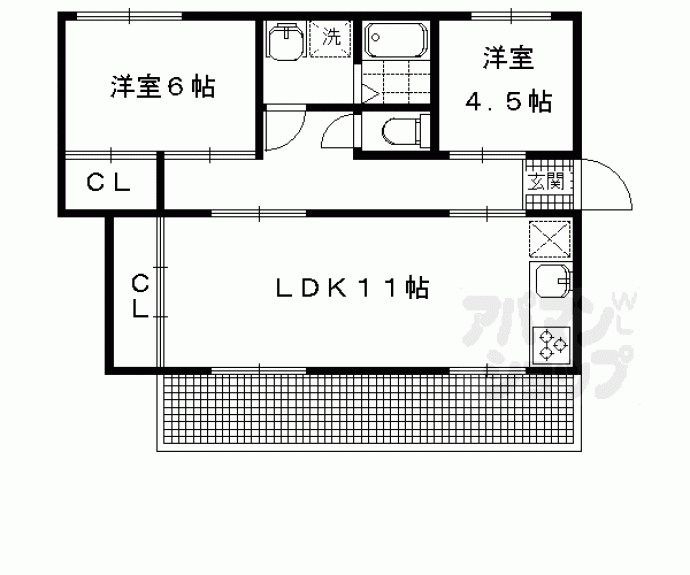 【メゾンヴァンヴェール】間取