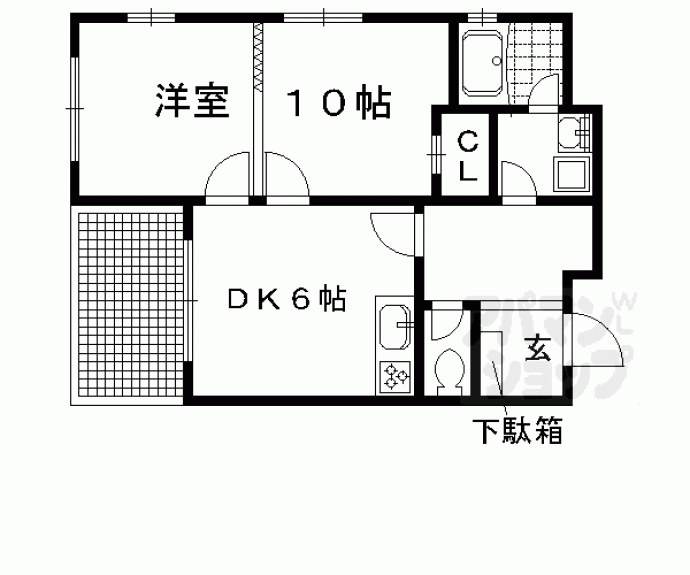 【レヴィア北白川】間取