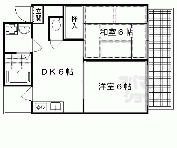 【シェレナ宝ヶ池】間取