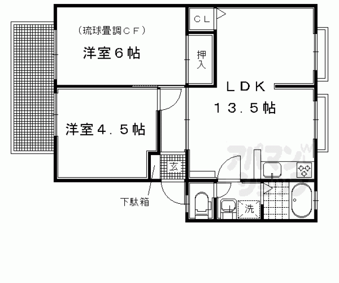 【サンライフ糺】間取