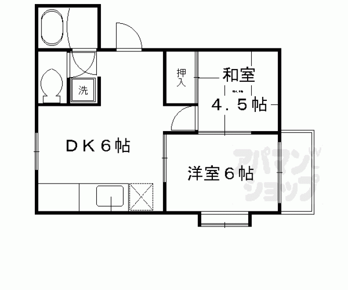 【エクセレントさわらぎⅢ】間取