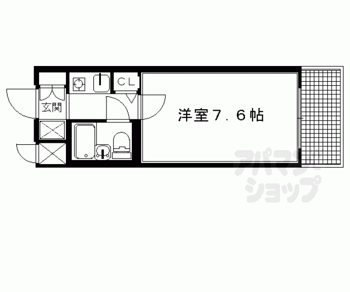 【ＤＥＴＯＭ－１西陣Ⅱ】間取