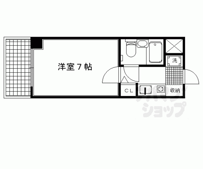 【ＤＥＴＯＭ－１西陣Ⅱ】間取