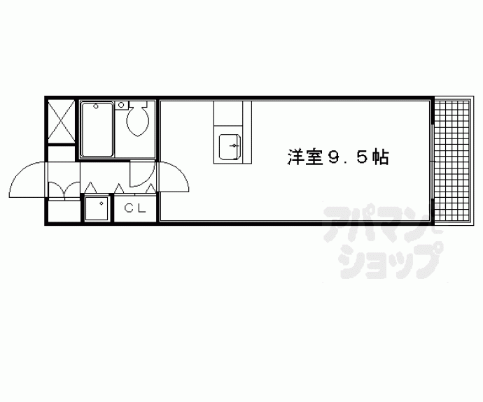 【ＤＥＴＯＭ－１西陣南】間取