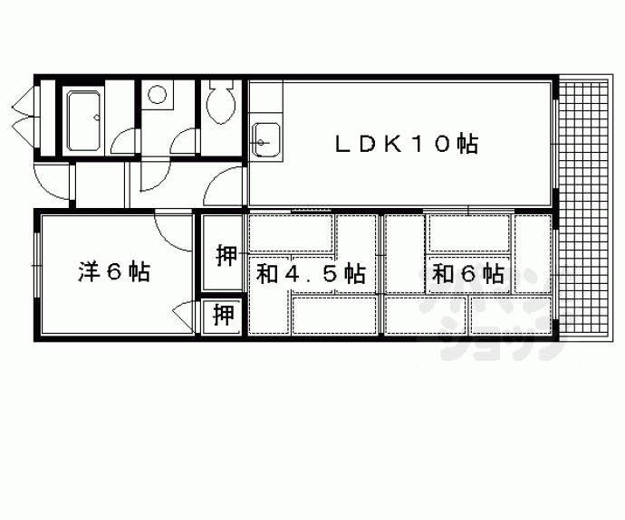 【メゾン高野】間取