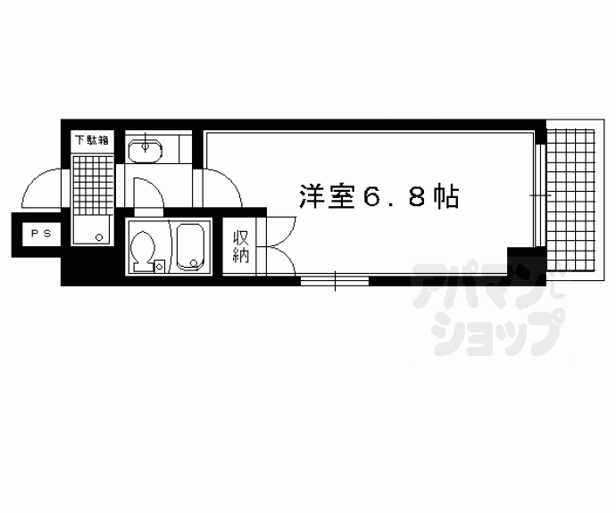 【ＤＥＴＯＭ－１西陣】間取