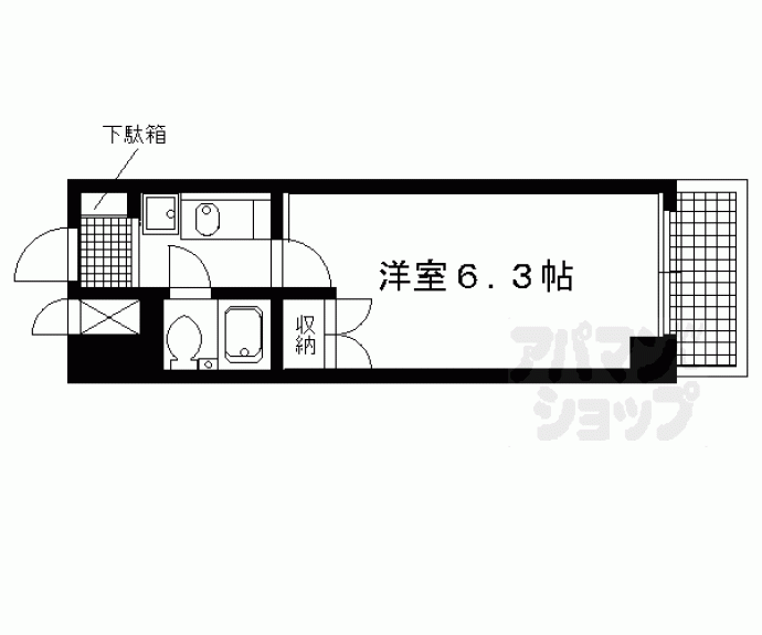 【ＤＥＴＯＭ－１西陣】間取