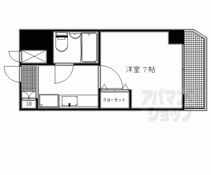 【ＤＥＴＯＭ－１西陣】間取