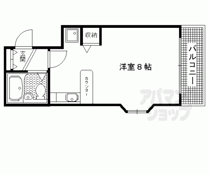 【ＤＥＴＯＭ－１西陣Ⅲ】間取