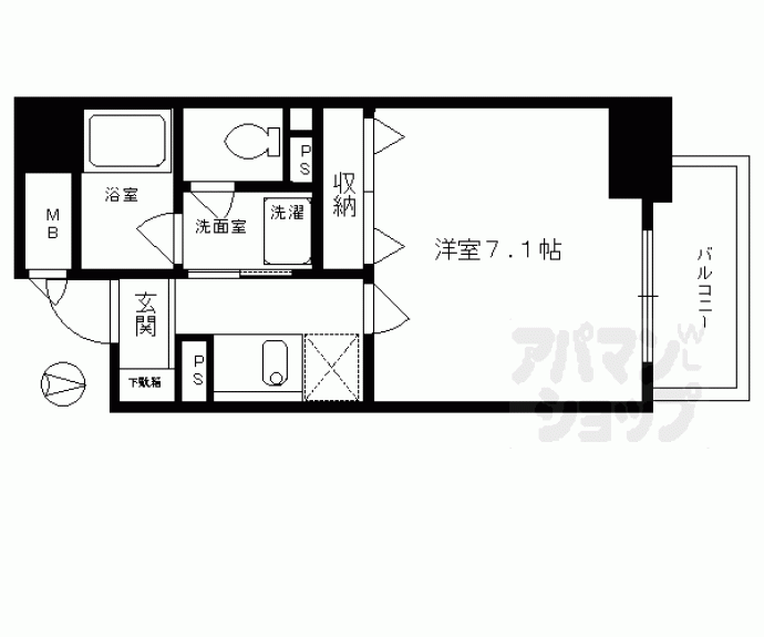 【コスモ今出川】間取