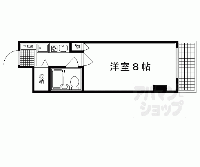 【ライオンズマンション京都西陣】間取