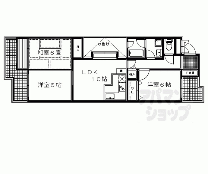 【ライオンズマンション烏丸西】間取