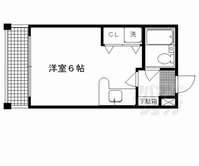 【ライオンズマンション京都東堀川】間取