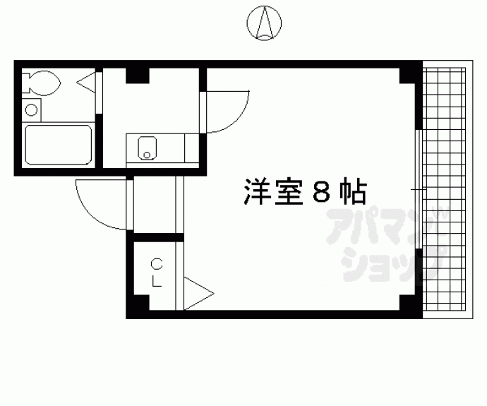 【ラ・カーサ清水五条】間取