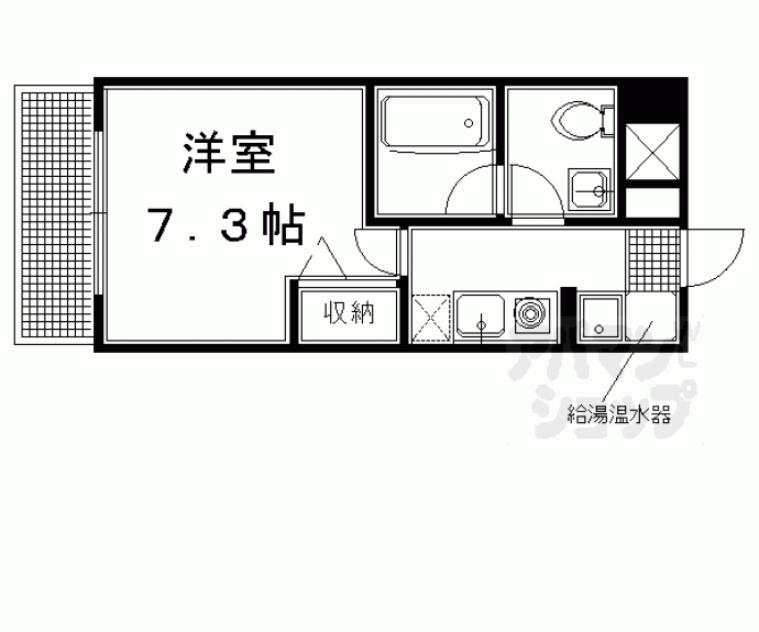 【大晋メゾネ下鴨本通り】間取