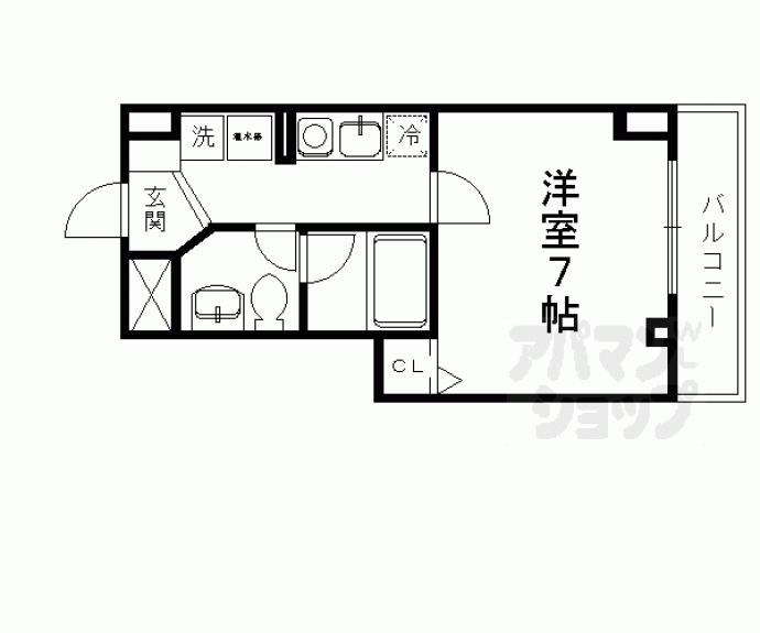 【大晋メゾネ下鴨本通り】間取