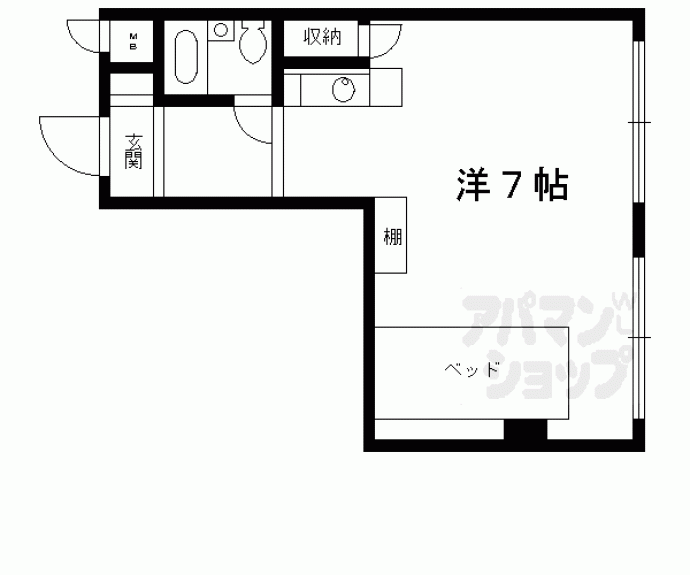 【松屋レジデンス百万遍】間取