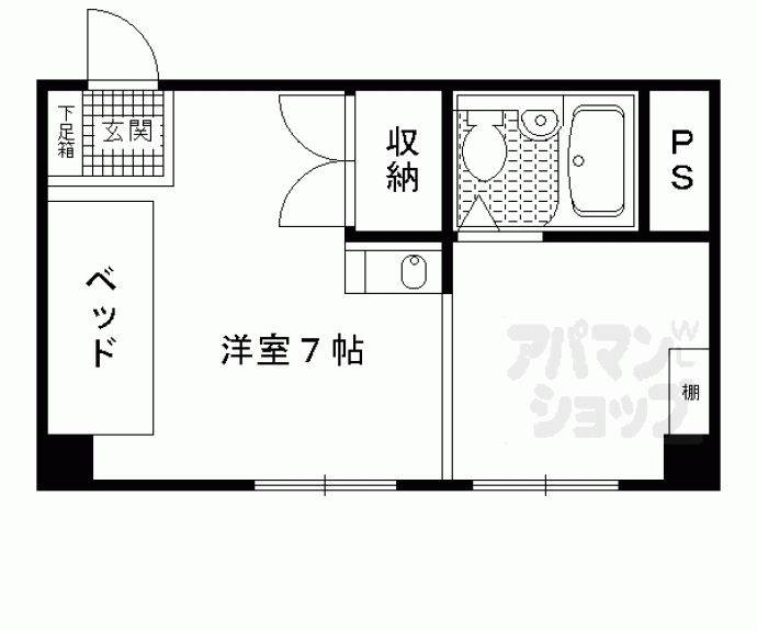 【松屋レジデンス百万遍】間取