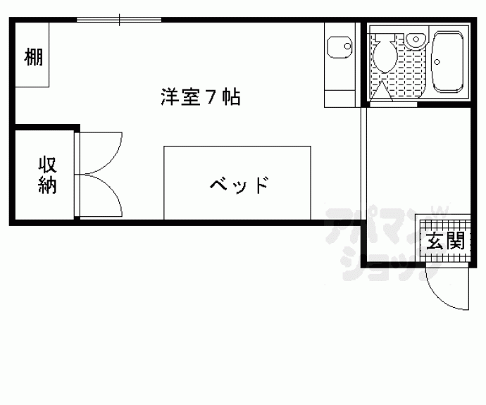 【松屋レジデンス百万遍】間取