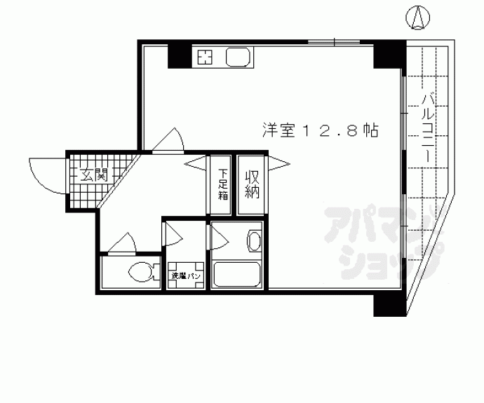 【ホーユウコンフォルト二条城前】間取