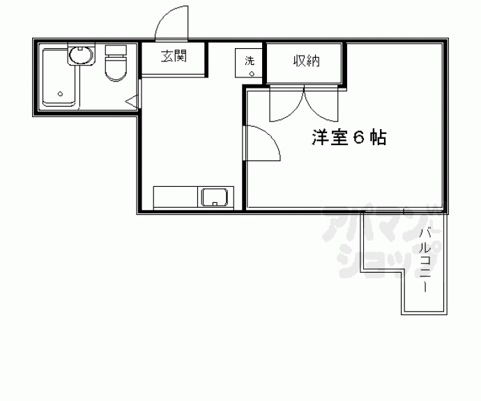 【ス・プレール北野】間取