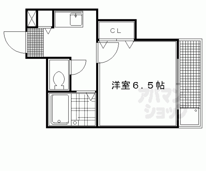 【グリーンヴィレッジ烏丸】間取