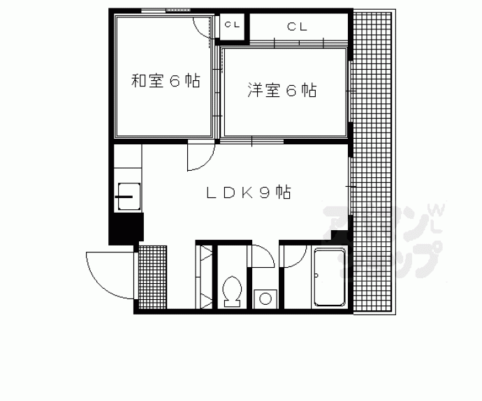 【シャトレ西陣】間取