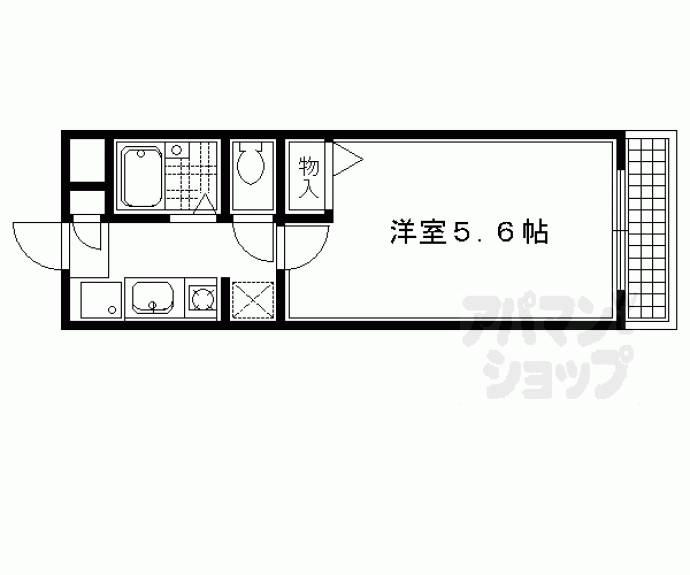 【ラ・メゾン・ド・フルール御蔭】間取