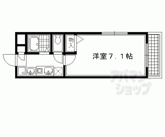 【ラ・メゾン・ド・フルール御蔭】間取