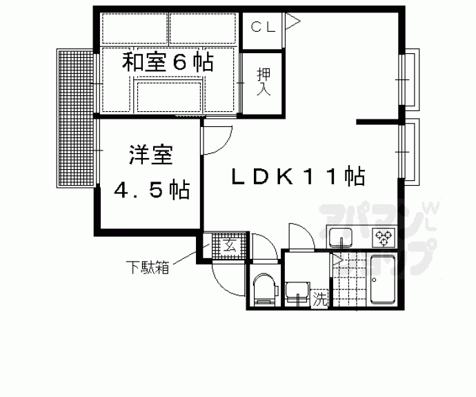 【サンライフ上蔵】間取