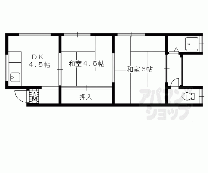 【日生ハイツＡ棟】間取