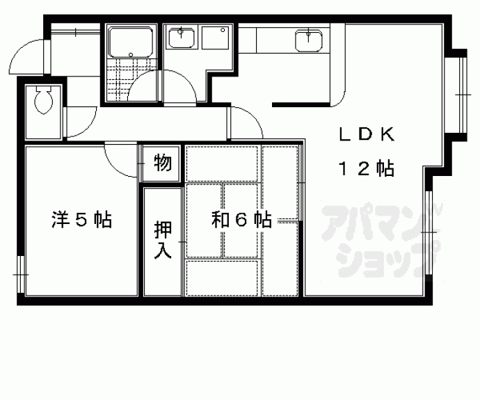 【第３くめマンション】間取