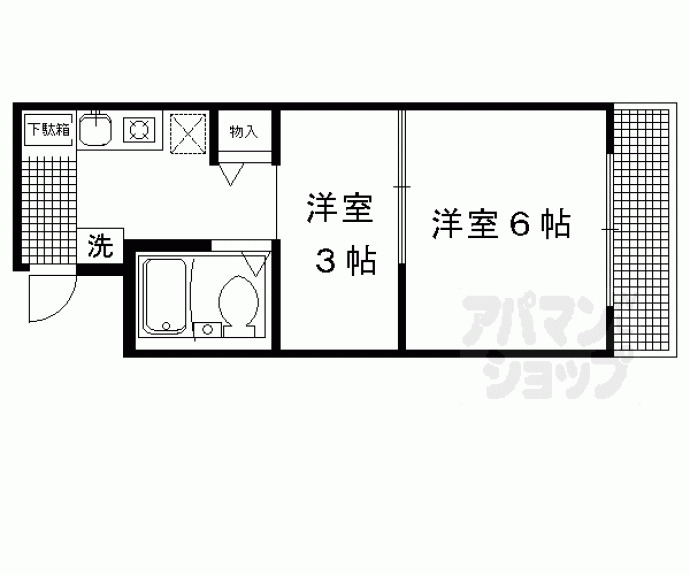 【サンミッシェル吉田】間取