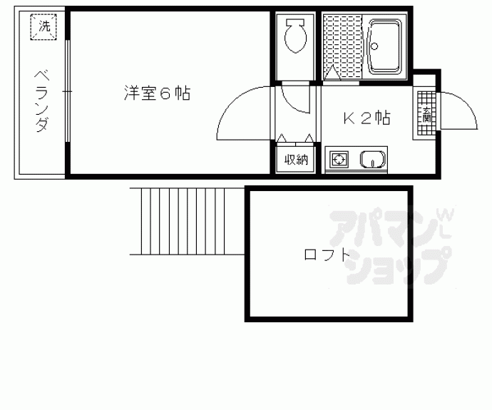 【ファミリエ北白川】間取