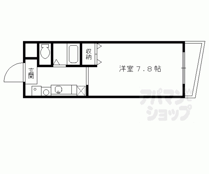 【シャルム越川】間取