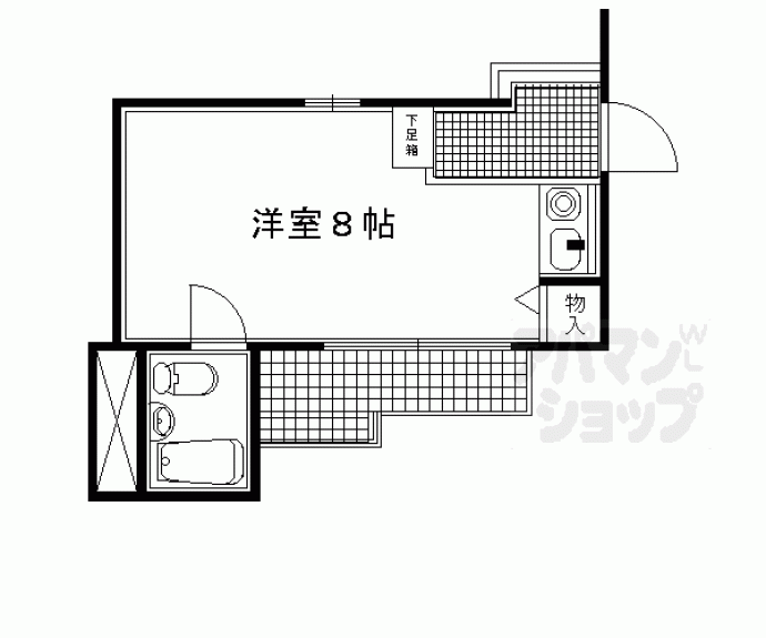 【ＨＡＭＡＳＯ京都今出川】間取