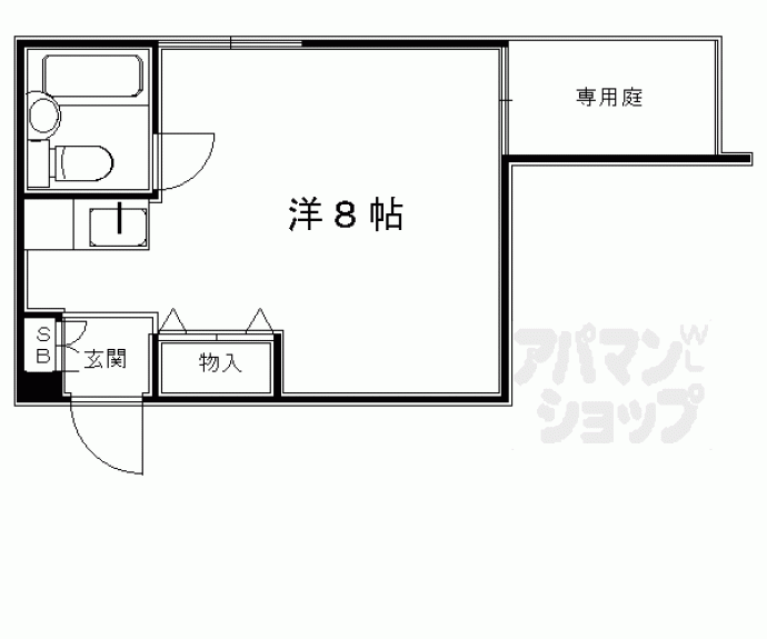 【ＨＡＭＡＳＯ京都今出川】間取